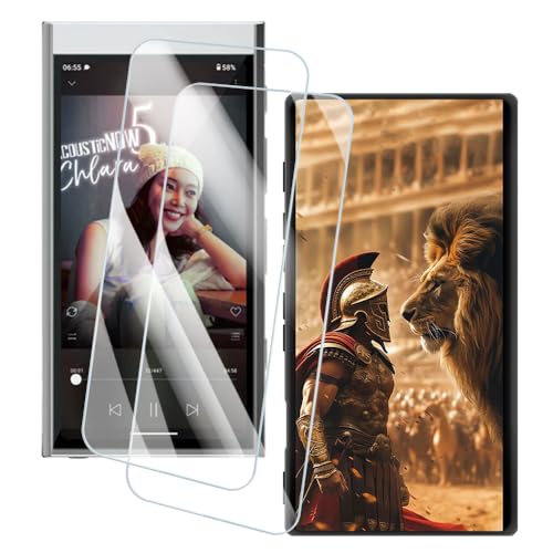 OAGELIM 2�Z�b�g �X�N���[���v���e�N�^�[ + �P�[�X HiBy Digital M300 2023 (4 �C���`) �Ƃ̌݊������� �A�[�e�B�X�e�B�b�N�J�X�^���v�����g�J�o�[�Ƌ����K���X�t�B���� �X�N���b�`�h�~ (��m)