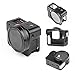 SHOOT Aluminum Solid Vlogging Cooling Case for GoPro HERO5/HERO(2018) Built-in 52mm UV Protection Lens Filter,Lens Cap,Mic Cold Shoe Adapter(No Back Cover)