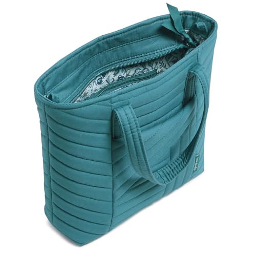 Vera Bradley Cotton Mini Vera Tote Bag, Forever Green2