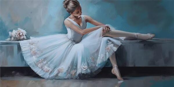 Kits de Diamond Painting ballet abstrait 40x80cm pour adultes et enfants broderie strass