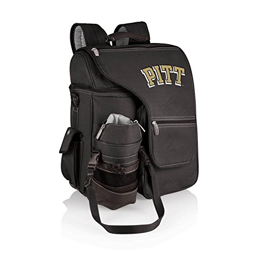 PICNIC TIME NCAA Pitt Panthers Turismo Backpack Cooler with Water Bottle Carrier - Soft Cooler Backpack - Travel Cooler Bag