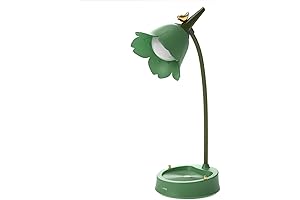 Green LED Desk Lamp: Illuminate Your Workspace with Style and Comfort