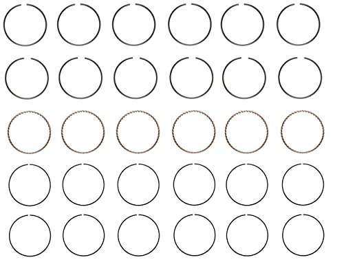 LowPricedAutoParts Premium Piston Ring Set (Standard Size) | Compatible with 88-95 Toyota/Lexus 3.0L/2958 DOHC V6 3VZE/3VZFE Engines
