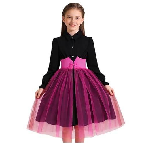 Robe patineuse en maille fluide de qualité supérieure pour fille