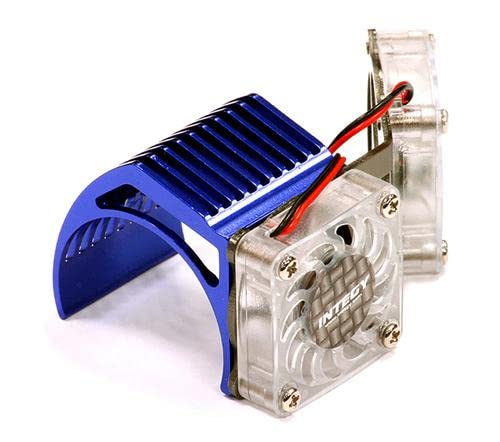 Dissipateur double ventilateur moteur RC 540 550 en aluminium de précision