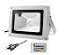 econoLED Remote Control RGB Waterproof Flood Light, 16 Different Color Tones, 10W