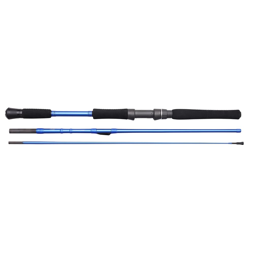 PENN Regiment III bootreishengel - zoutwater zeehengel - meerdelige draagbare Cordura-beschermbuis, 2,13 m, zwart/rood