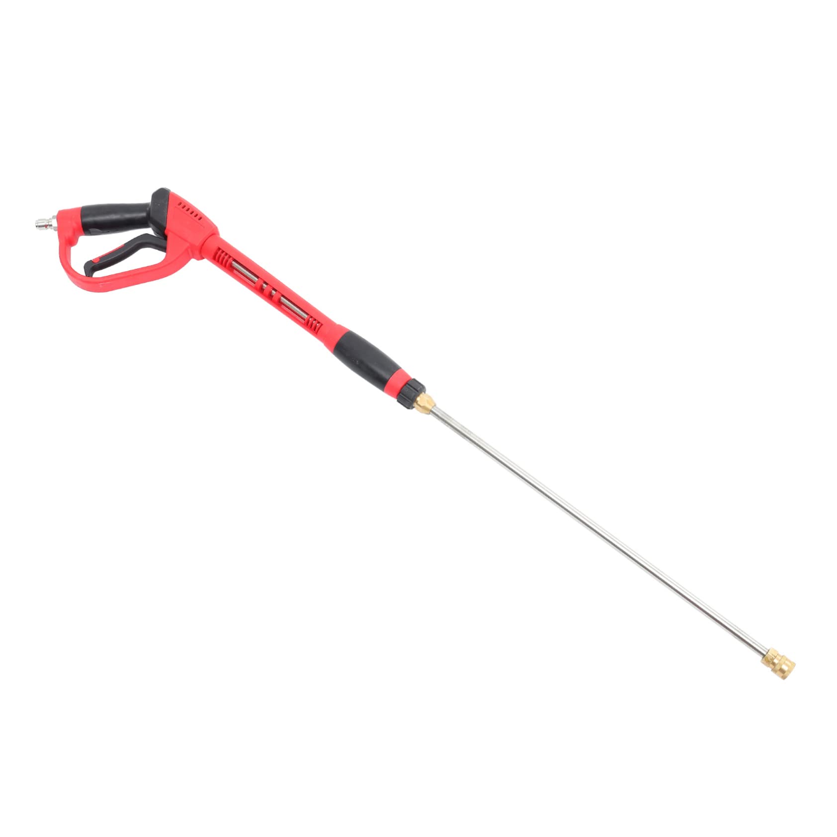 Pistola de Limpieza de Alta Presión Roja M22 Cobre | Interfaz 1/4, Acero Inoxidable y Abs, Compatible con Equipos Eléctricos Gasolina