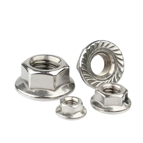 1/2/5/10/25X M3 M4 M5 M6 M8 M10 M12 M16 M20 304XeX|ZpZpXsbNtWibgbNibgDIN6923 QAICHFKS(M10 x 5Pieces)