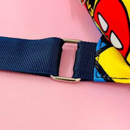 Image of Cots and Cuddles 10pc Cartoon Print Colourful Cross body Bags for Boys and Girls Kids School, Picnic, Return Gifts, Office (10pc Superhero)