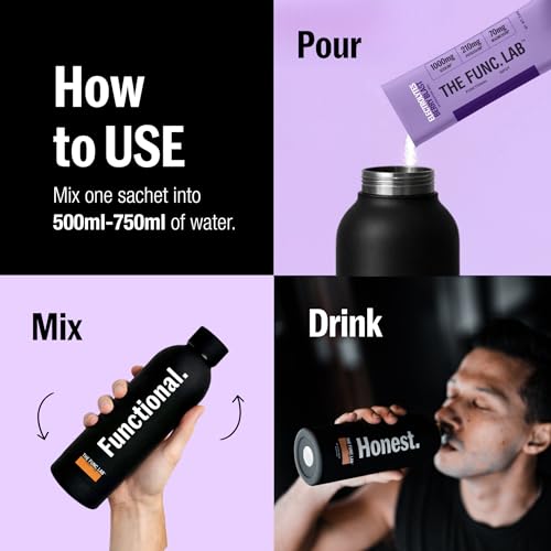 Image of The Func. Lab Daily Electrolytes -Salty Berry Blast | 30 Sachets | Instant Hydration Powder with Sodium, Potassium, Magnesium | Sugar-Free, No Preservatives | Instant Energy, Performance & Recovery Drink