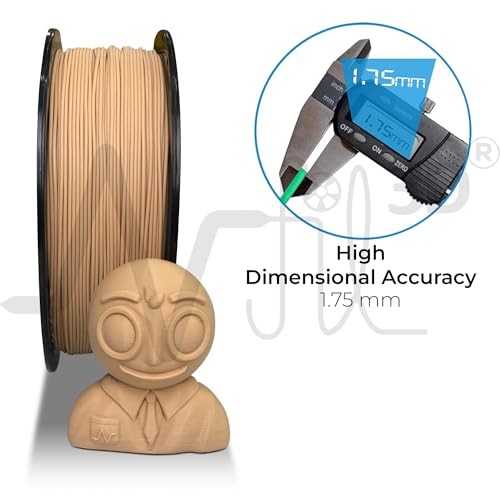 Image of NFIL3D 1KG Net Turbo Finish PLA+ Beige 3D Printer Filament | Filaments for 3D Printer| 1.75mm| Accuracy + /- 0.015mm | 1000g 3D Filament, 250g Spool, 350g Packaging Weight (Total Weight 1.6KG)