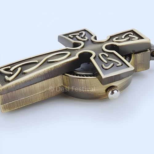 Image of Antique Bronze Pocket Premium Vintage Theme Metallic Home Key Chain & Key Rings | Best Gift for Men, Woman, Boys & Girls on their Special Occassions