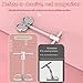 Cslica Multifunctional Pedal Puller Resistance Rope,Foot Pedal Resistance Band,Pedal Puller Resistance Rope,6-Tube Elastic Yoga Pedal Puller Resistance Band (Pink,Basic Model)
