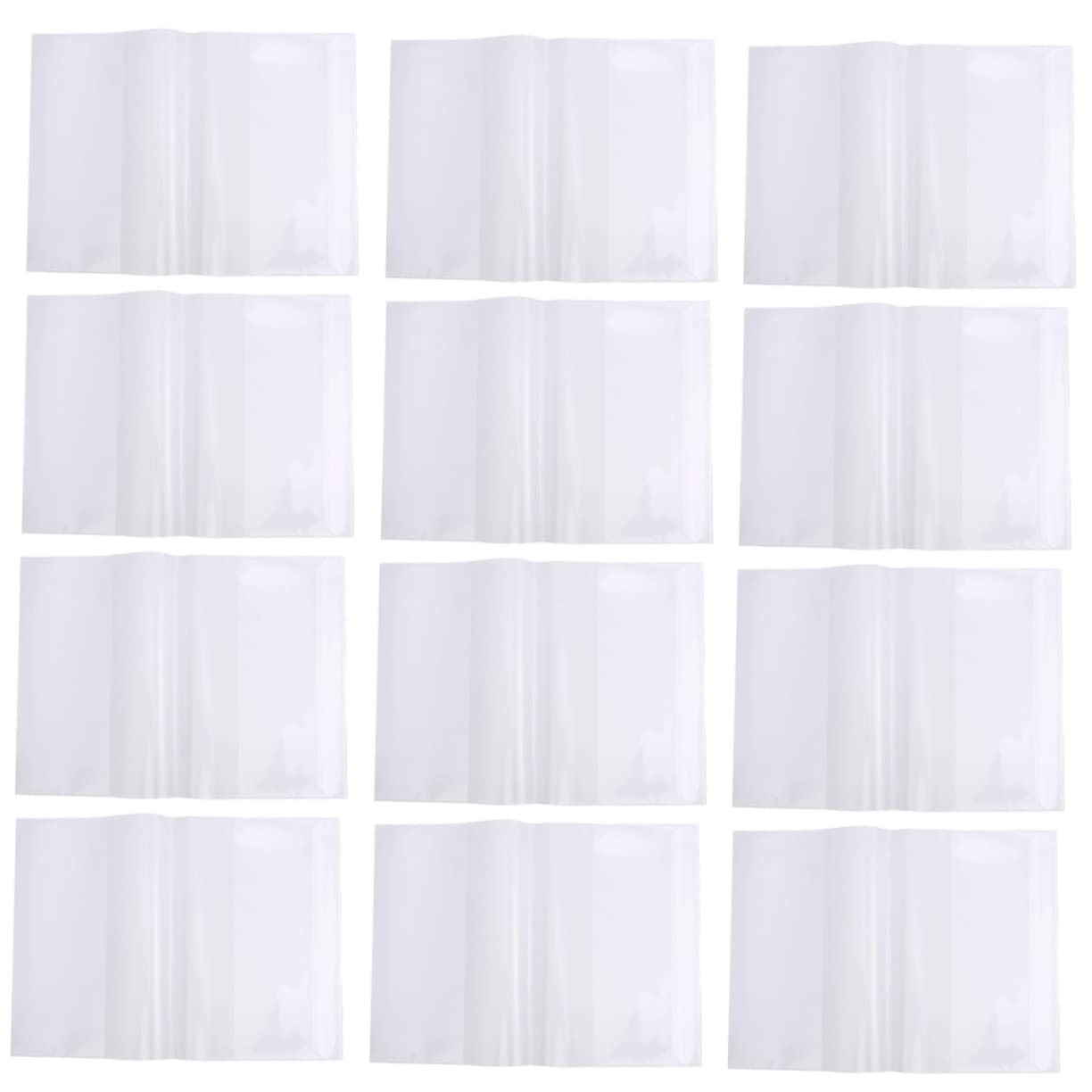 VILLCASE 80stücke Wasserdichte Buchfolie Transparente Wiederverwendbare Buchhüllen Für Schulbücher Kratzfest Und Reißfest Für Schulmaterialien Und Notizhefte