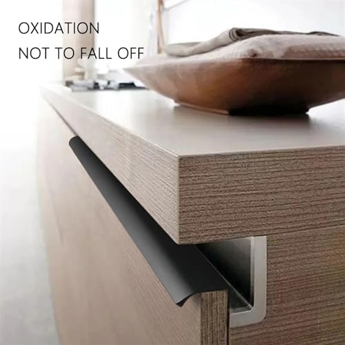Tiradores ocultos para muebles, pomos de aleación de aluminio, tiradores largos para cajones para armarios de cocina y armarios