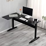 juegos pc gratis 2017  DlandHome L - Escritorio de Juegos para Ordenador en Forma de L, estación de Juegos Profesional de 140 x 80 cm, Negro