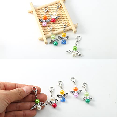 HERZWILD Guardian Angel Set - Make Your Own Angel Charm Pearl Pendant for DIY Wedding Jewellery Necklace Crafts - Image 4