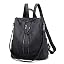 Double Zipper Black Grey
