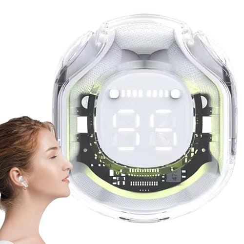 Auriculares inalámbricos con cancelación de ruido, auriculares intrauditivos de alta calidad, auriculares Bluetooth modernos | Dispositivo de audio con filtro de ruido, auriculares estéreo compactos