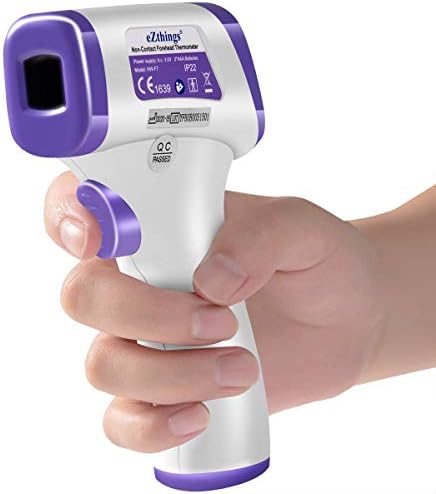 Heavy Duty Thermometer Infrared Forehead High Caliber Sensor No Contact with LCD Display for Medical Offices, Hospitals