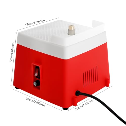65W Portable Stained Glass Grinder Machine, 4200 RPM Mini Glass Diamond Ceramics Art DIY Ceramic Shell Grinding Tool Kit for Glass Processing Arts Decoration