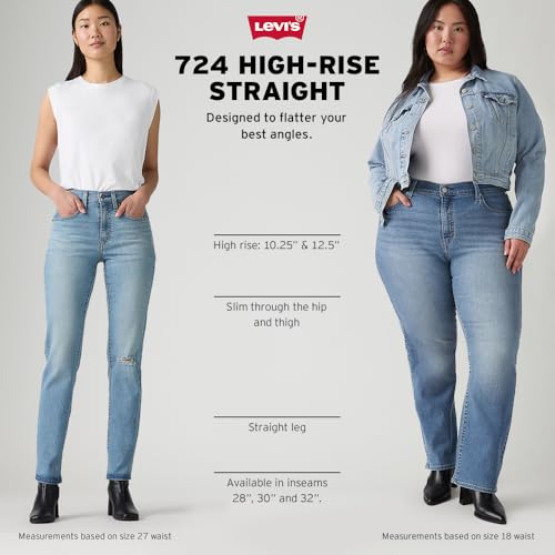 Levi's Women's 724 High Rise Straight Jeans (Plus Size)4