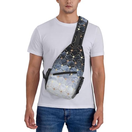 Mochila Crossbody MyPiky Negro Unisex Ligera miniatura 7