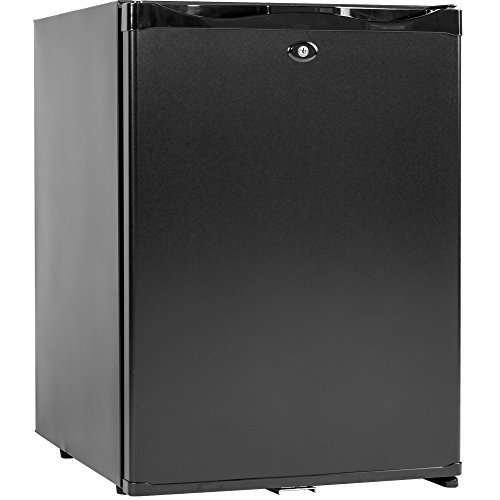 SMETA Mini Fridge with Lock for Bedroom Locking Fridge Quiet Lockable Dorm Refrigerator No Noise...