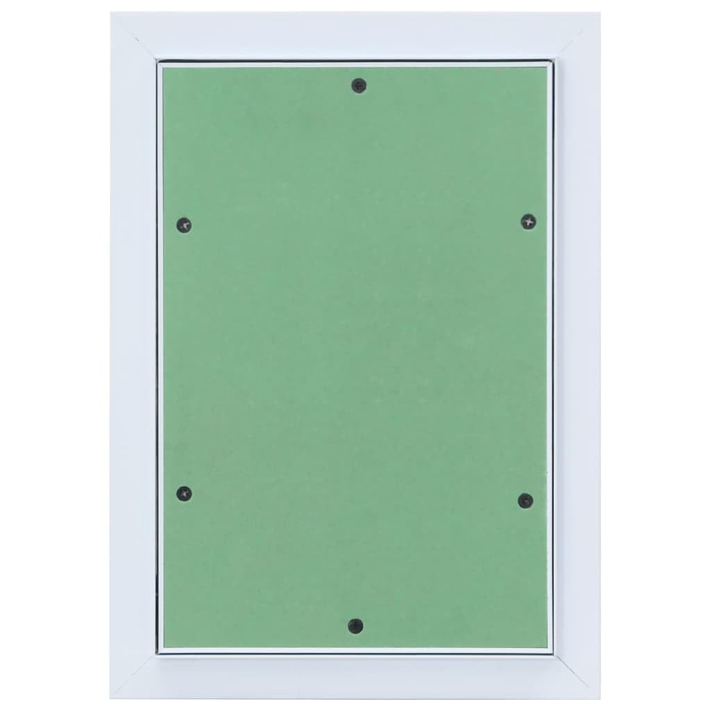 Genérico Panel de Acceso Verde y Plata 25 x 35 cm Aluminio y Pladur,Bricolaje,Materiales de construcción,Trampas,Verde,4018453