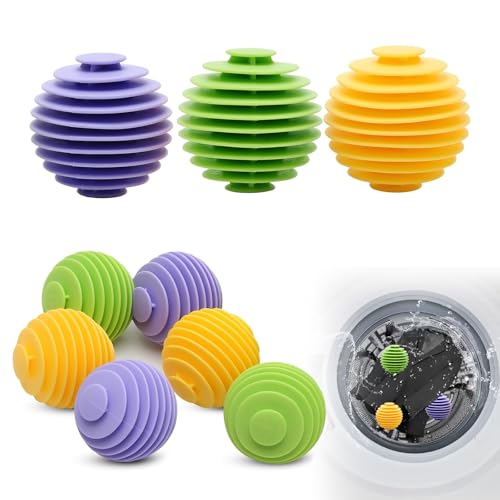 9 Pièces Boule de Lavage Machine à Laver, Balle de Lavage pour Doudoune, Réduisent les Plis et les Pinces
