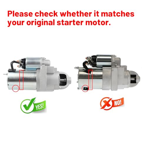 Image of Ezexpreze 6449 New Starter Compatible with GMC Chevy Truck Van Medium Duty Compatible with OEM Delco PG260 1500 2500 3500 10465578, 19136219, 9000879