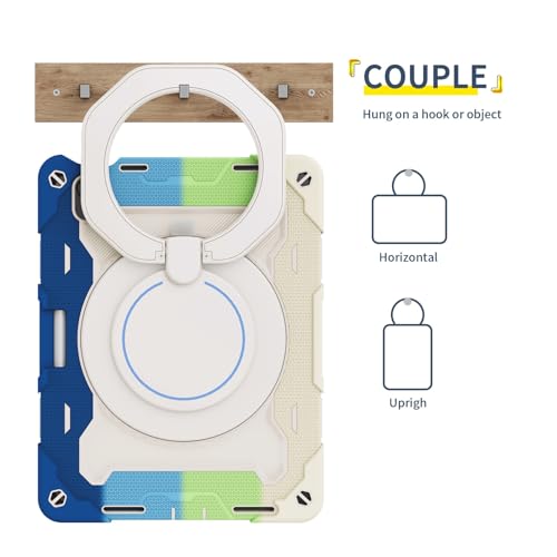 Étui pour enfants compatible avec iPad 11e génération A16 bleu - 5
