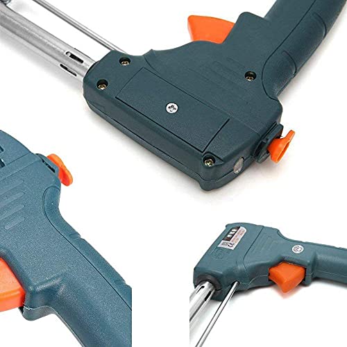 Image of Diy Crafts CT-DIY-HI-37471 220v 60w Automatic Send Tin Electric Soldering Iron Wedling Gun Rework Station Complete Kit Extra, Pack of 3 Set (Green)