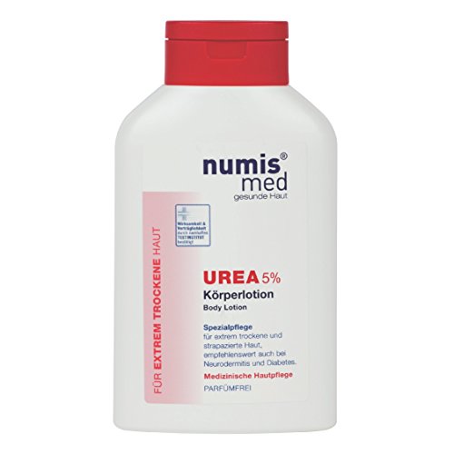 Urea 5% Body Lotion with Glycerin for Extremely Dry & Sensitive skin Vegan Soap Free Paraben Free Imported from Germany Hydrates And Protects Irritated Sensitive Skin by Numis Med®