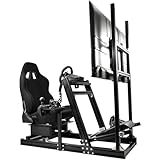 Marada Aluminum Profile Sim Rig with Monitor Stand