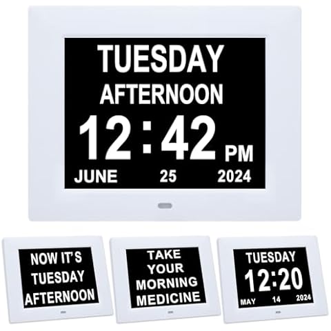 Jaihonda Large Digital Day Calendar Clock Cover