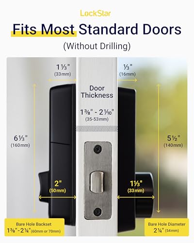 Smart Biometric Front Door Lock with Camera