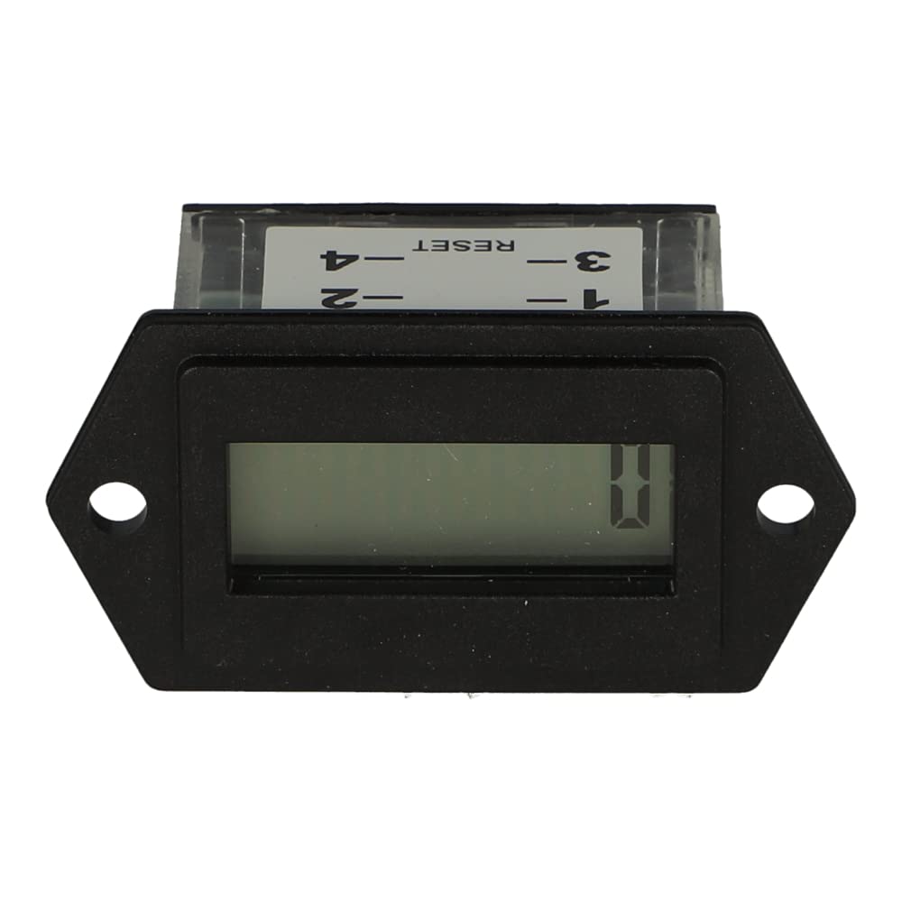 3400-0010 1/4IN (6.4MM) SPADE TERMINALS., 10-300 VDC OR 20-300 VAC Input, 7MM 8-Digit LCD, Rectangular 2-Hole Mount, Remote Reset