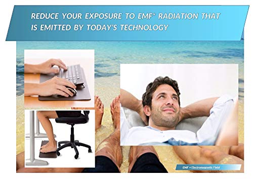 Healthy Hippie Rx Earthing/Grounding Computer Keyboard Mouse mat Kit for EMF Protection
