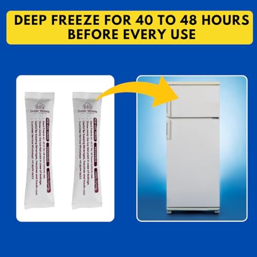 Image of Mini Ice Gel Pack Set | For Keeping Insulin, Vaccines, Drinks & Food Cool | Helpful in Cold Therapy | Ice Packs | Cold Packs (Mini, 12, count)