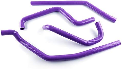Performance ATV Radiator Coolant Silicone Hose Kit Fits For 08-11 Polaris Ranger RZR 800 (Purple)