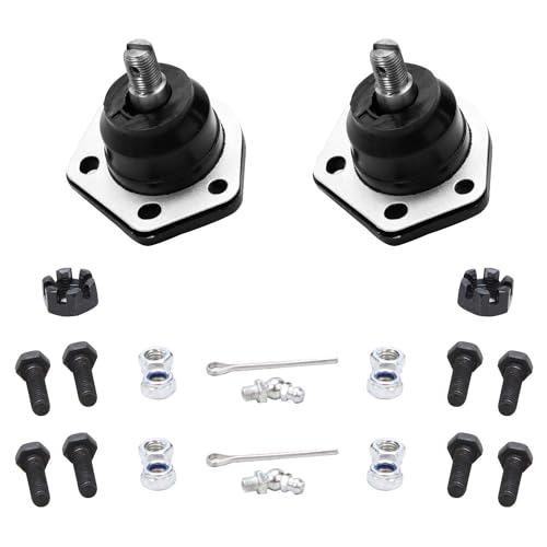Image of Detroit Axle - 4WD Front 6pc Control Arms Kit for Chevy Blazer S10 GMC Jimmy Sonoma Isuzu Hombre Olds Bravada, 2 Upper Control Arms 2 Lower Ball Joints 2 Sway Bars Suspension Kit Replacement