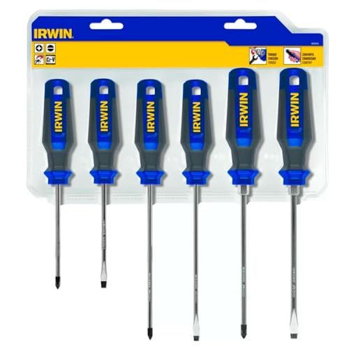 Irwin Jogo de Chaves de Fenda Reta e Cruzada 6 Peças 1864838