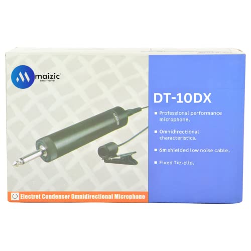 Image of Maizic Smarthomec MDT-10DX Electret Condenser Omnidirectional Professional Perfomance Sturdy Built Micrphone with 6m Shielded Low Noise Cable
