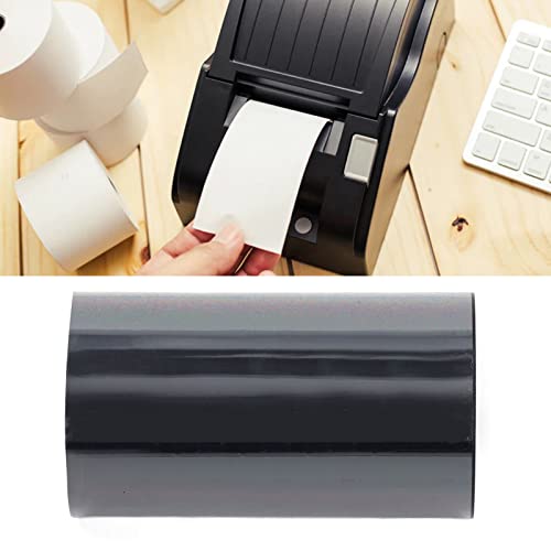 Fafeicy 110mm*300m Schwarzes Thermotransferband Harz, Thermotransferband mit dreischichtiger Struktur, Kompatibel FüR TSC, FüR Argox, FüR Zebra, Zum Drucken von Versandetiketten