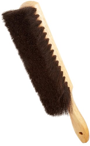 Weiler 44003 Horsehair Counter Duster with Wood Handle, Horsehair Fill, 2-1/2" Head Width