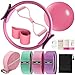 8Pcs Pilates Ring Set – Home Pilates Equipment for Women Kit with Magic Circle Pilates Ring and Ball Set, Resistance Bands & Massage Balls & Exercise Bands for Toning，Flexibility & Core Strength