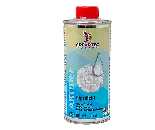 CREARTEC wasserfester Gipsdicht - ideal zum Abdichten von Gips Beton Stein  - 250ml - Made in Germany