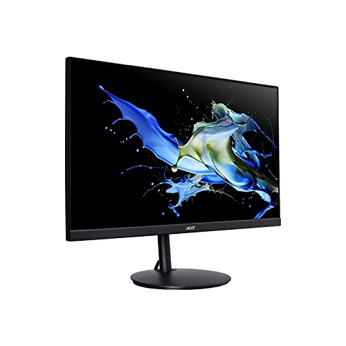Image of acer CB272 Dbmiprcx 27 inch Full HD (1920 x 1080) IPS Frameless, AMD FreeSync, 1ms VRB, ErgoStand Monitor with Full HD Adjustable Webcam (Display Port, HDMI & VGA Ports),Black